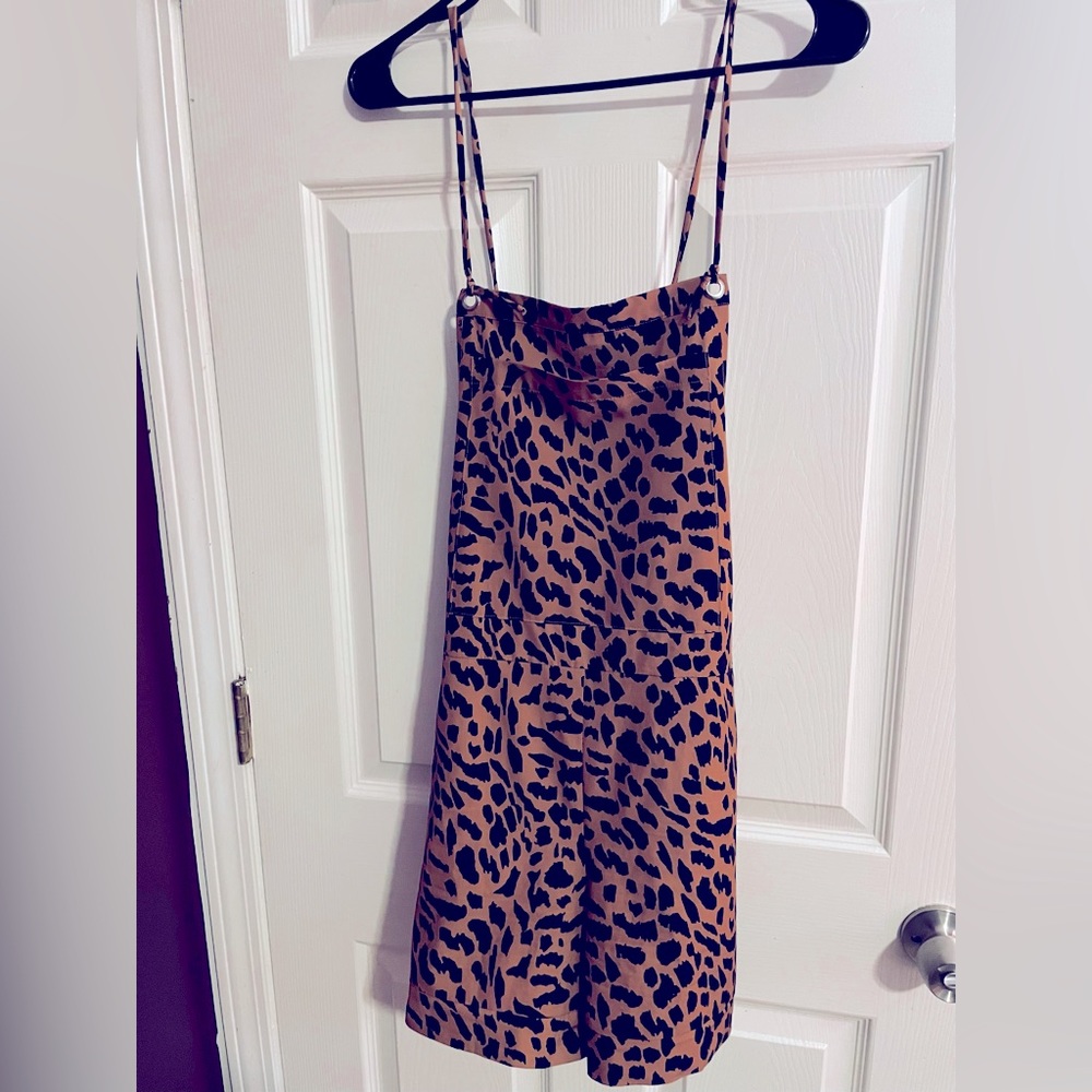 Romper shorts in a  cheetah print, a fall must have print to add to your closet